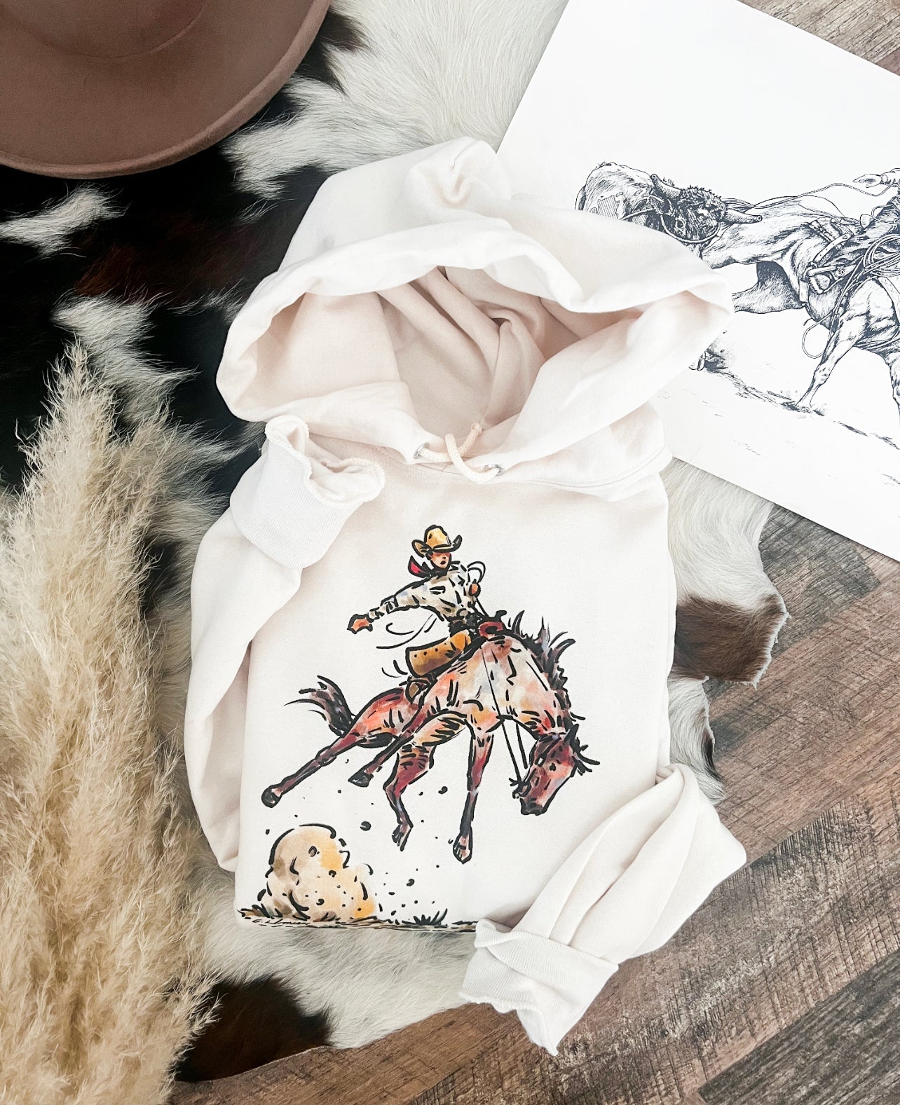 Cody Rank Roan Hoodie(Adult) (Sweet Cream Mammoth)