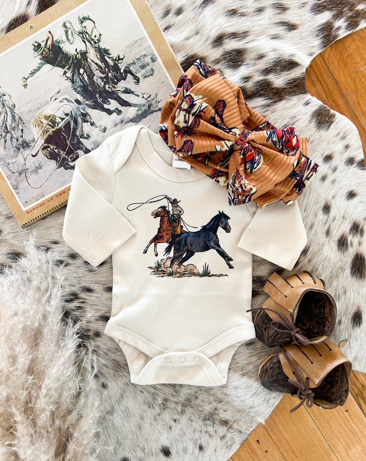 Cody Wild Horse Longsleeve/Short Sleeve(little kid)(Natural)