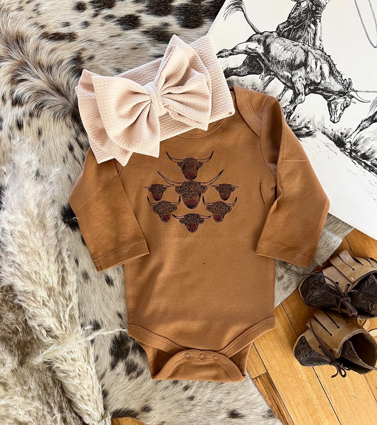 Dream Team Highland Longsleeve (little kid)(cognac)