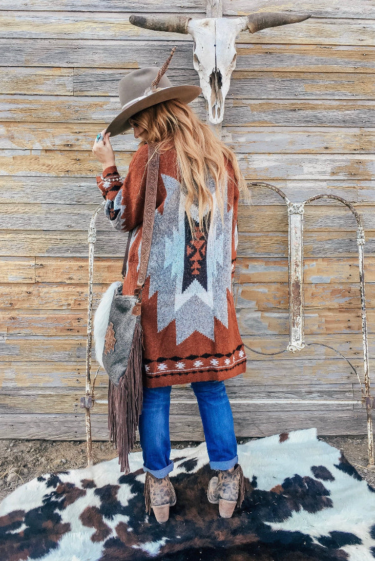 Wild Horses Cardigan (blue)