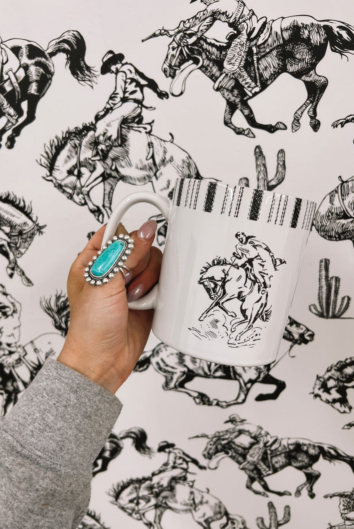 Bronc Horse Cup Mug