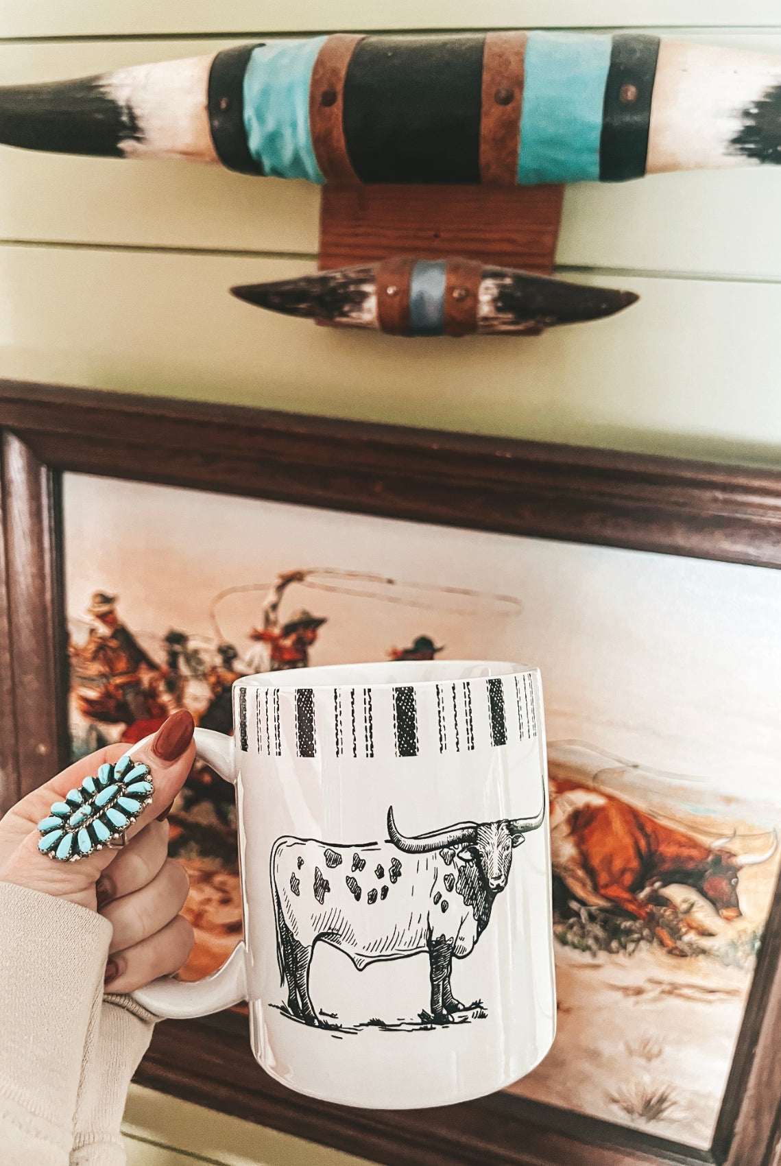 Longhorn Coffee Cup Mug