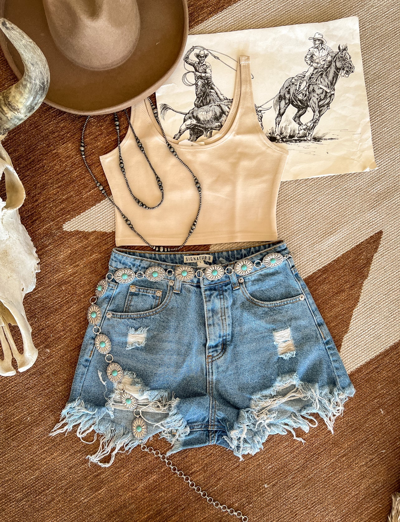 Basic Neutral Crop Top S / Cream