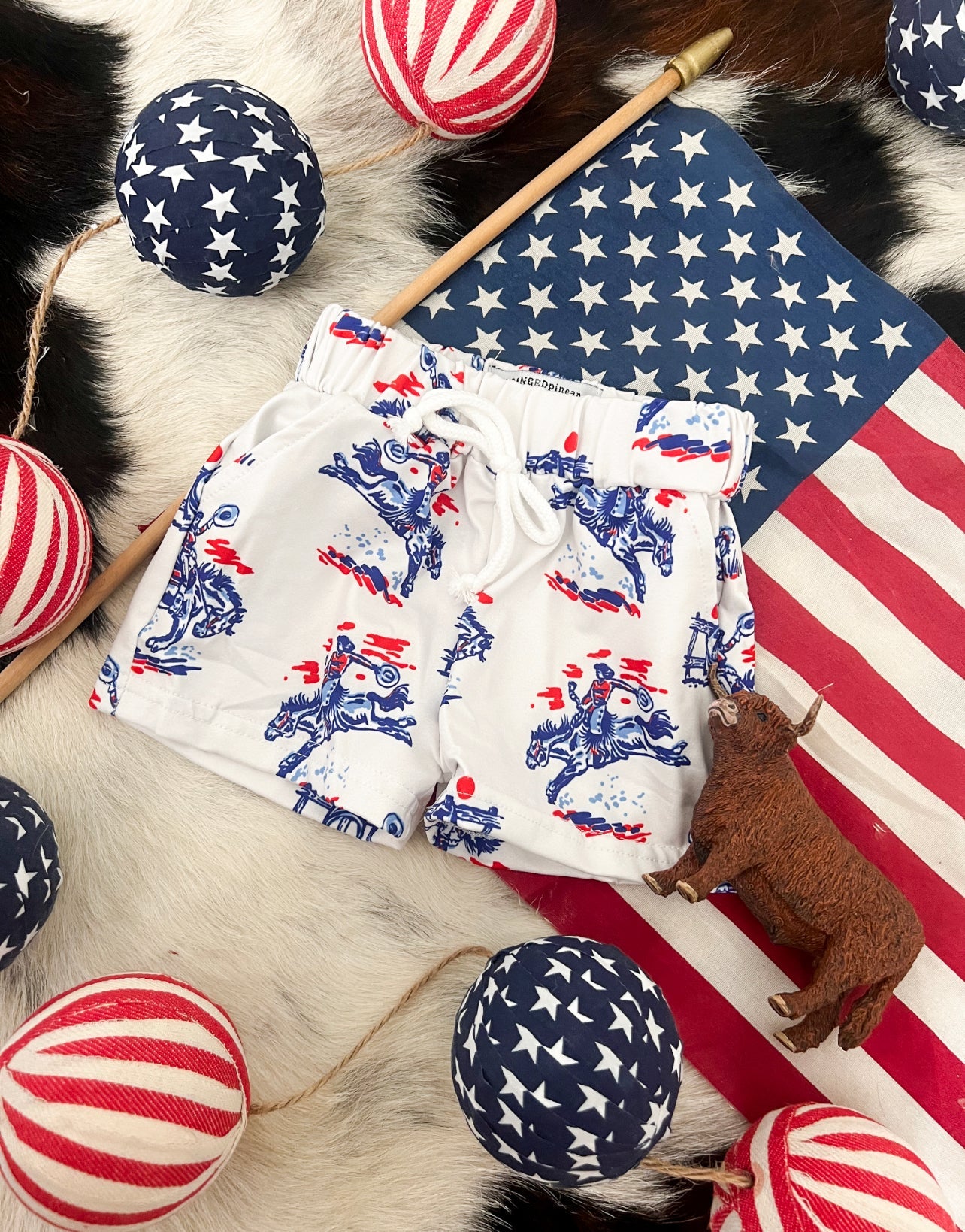 American Cowboy Trunks(little kid)(final sale)