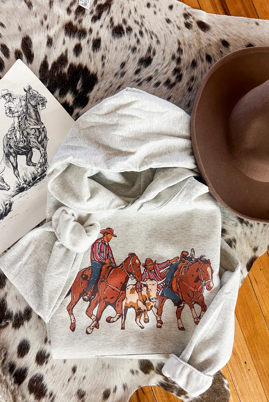 NRF Bulldogger Hoodie(Adult) (Oatmeal)