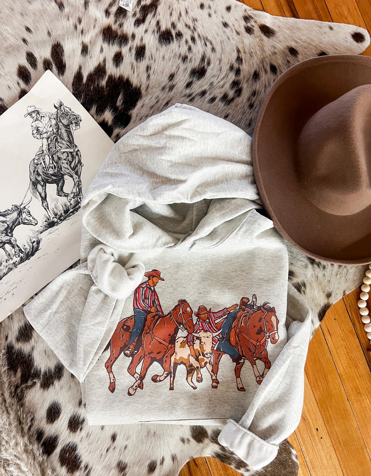 NRF Bulldogger Hoodie(Adult) (Oatmeal)