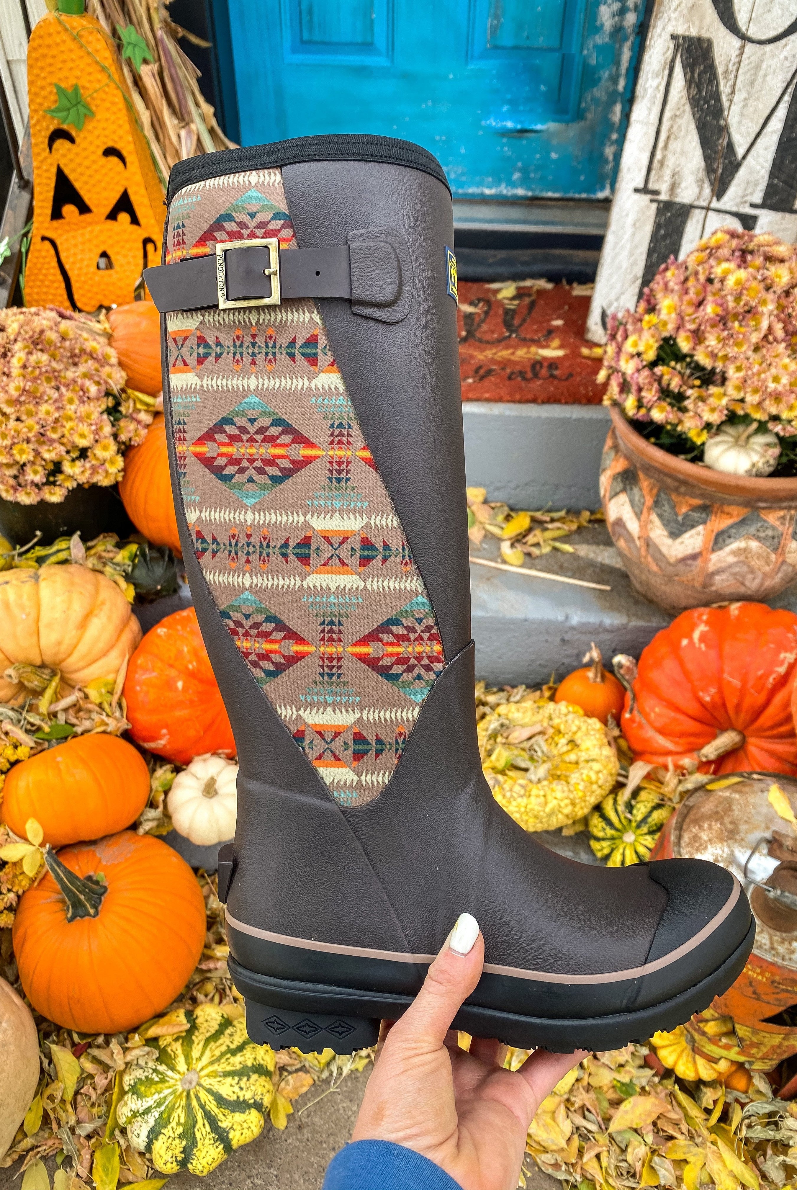 Tall Pendleton (Neoprene) Boots (basketmaker)
