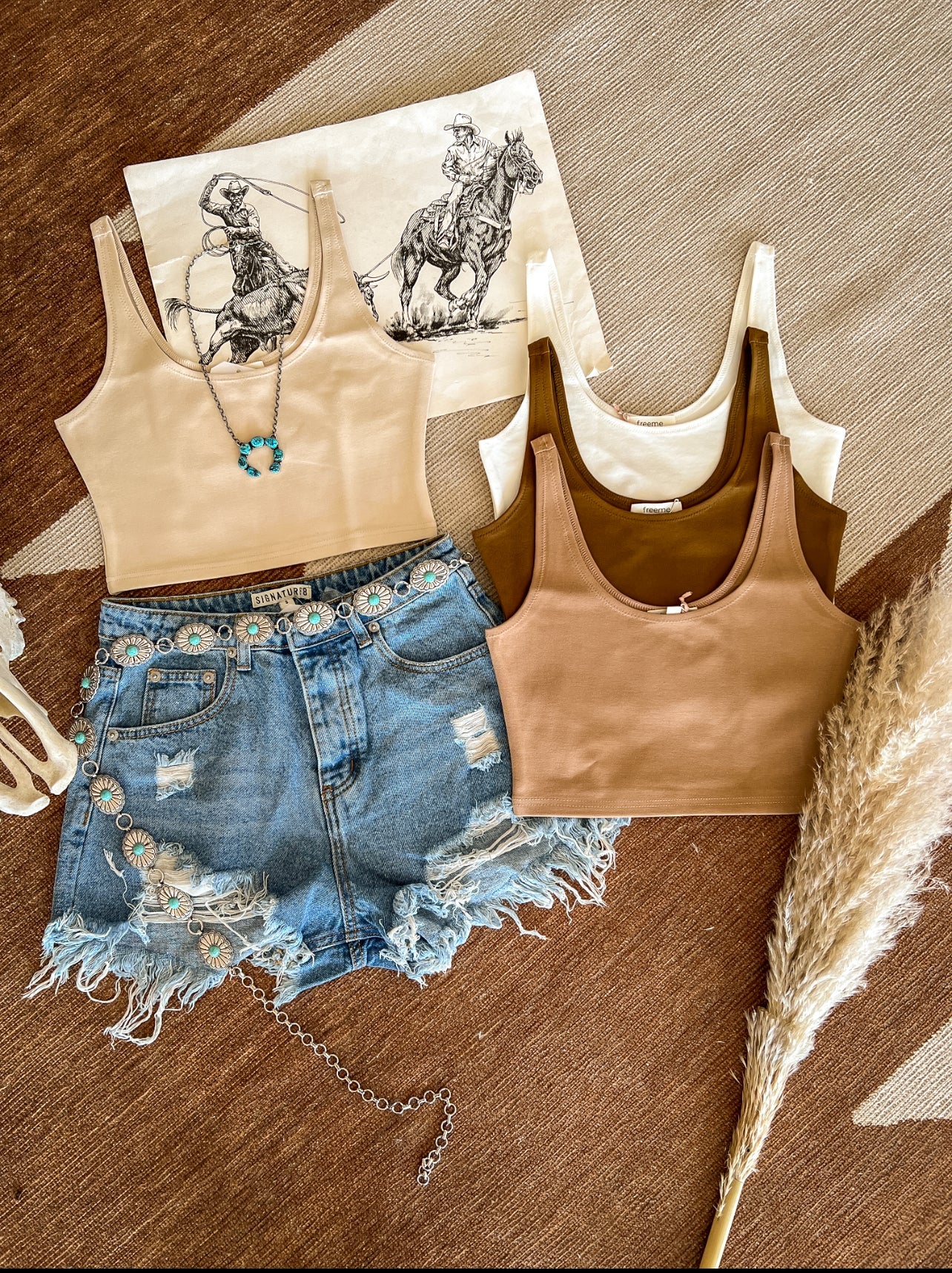 Basic Neutral Crop Top