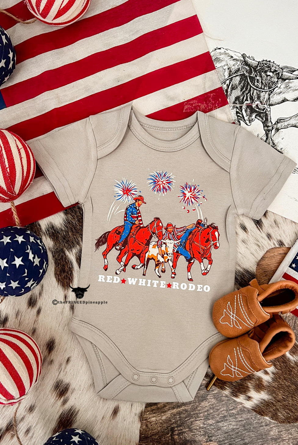 Western 4th Of July - Bulldogger (Infant/Toddler/Youth)