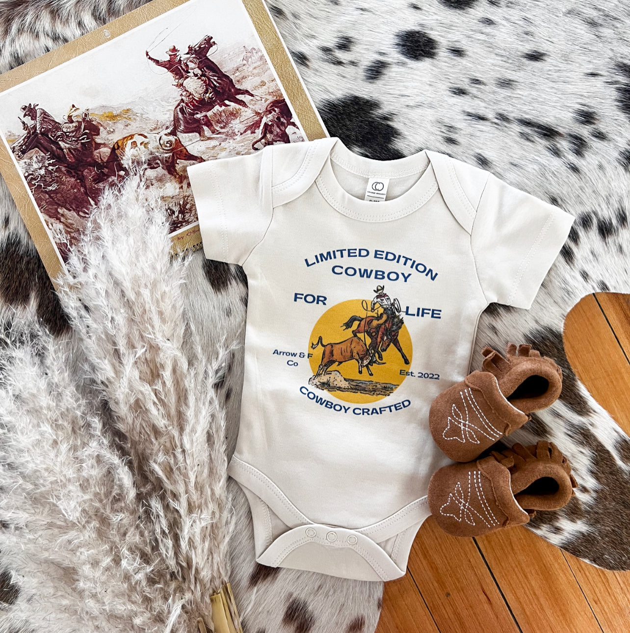 Original Cowboy Onesie (little kid)(natura)