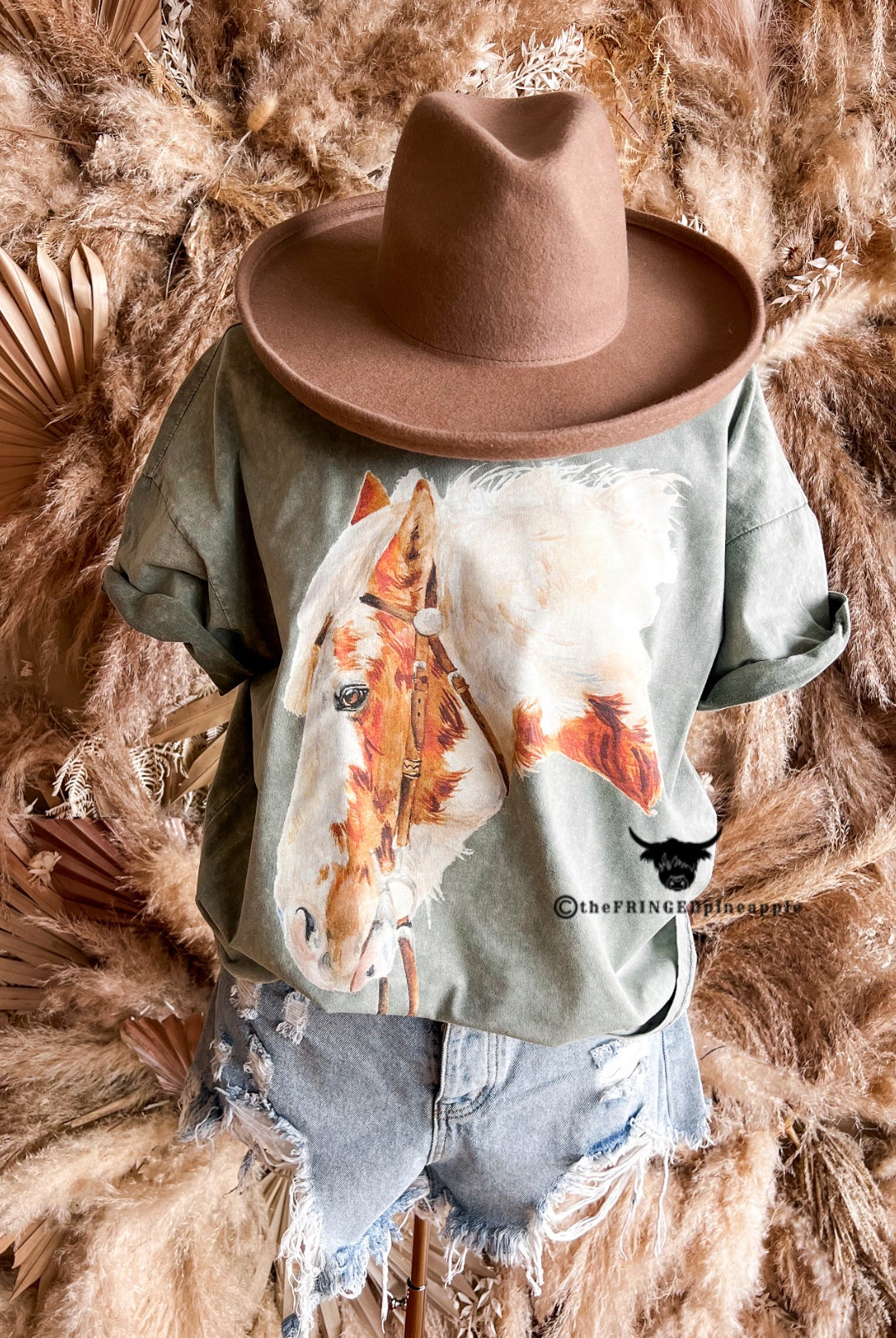 Paint Pony Around TEE (Acid Green)