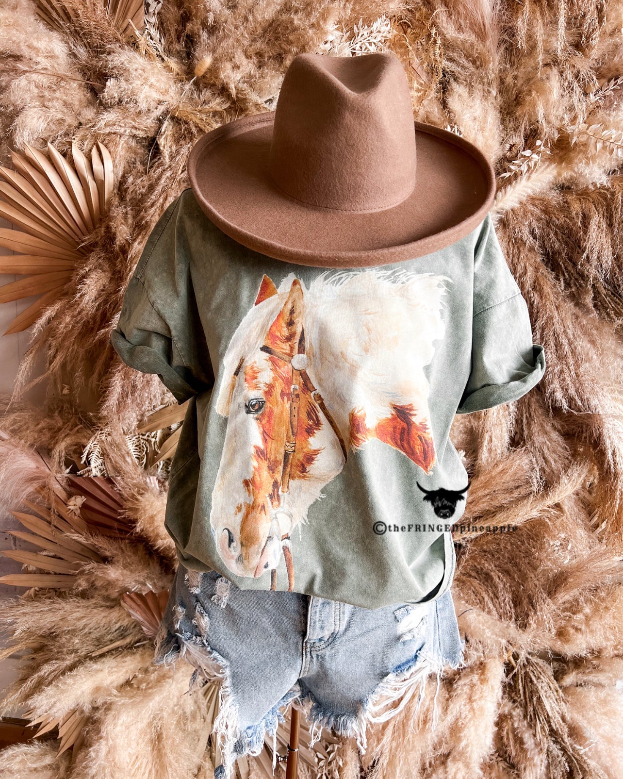 Paint Pony Around TEE (Acid Green)