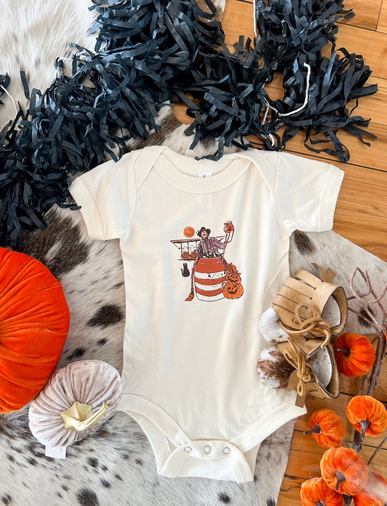 Halloween Clown (Cream)(Onesie/Tee)