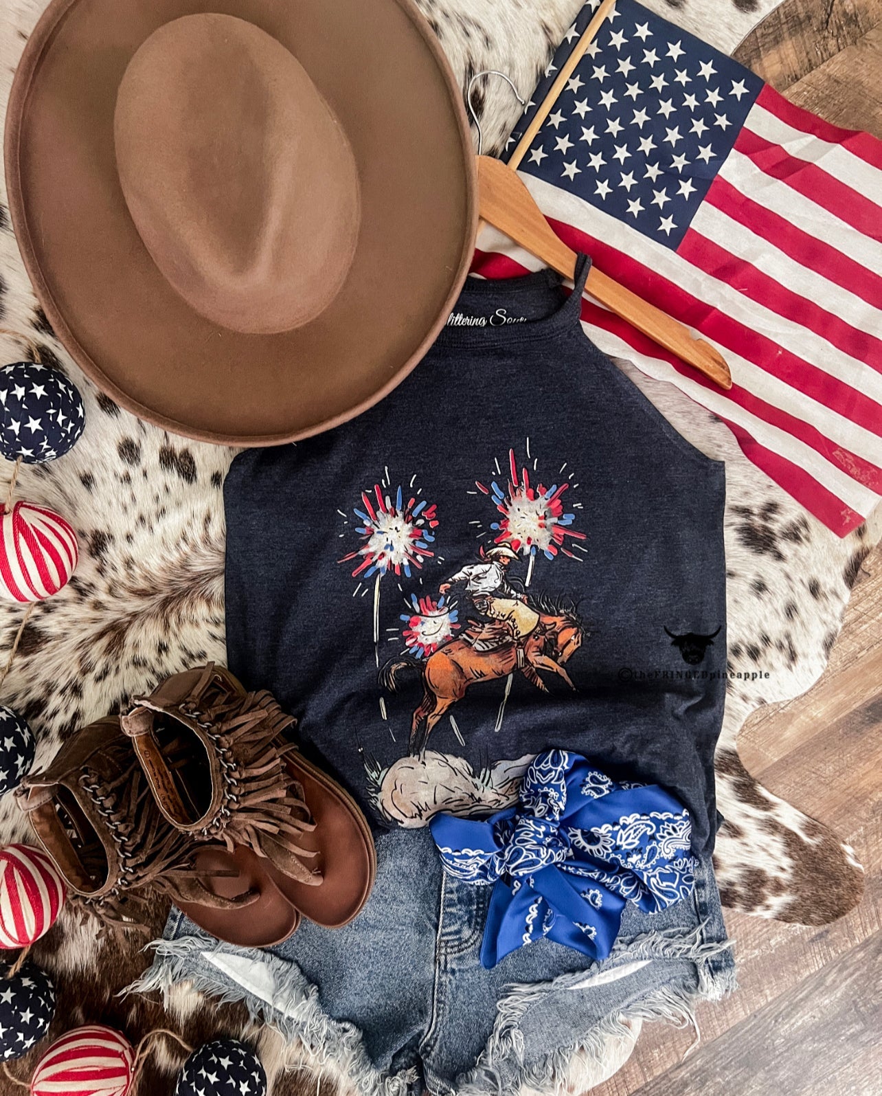 Western 4th Of July - Cody Freedom (Denim)