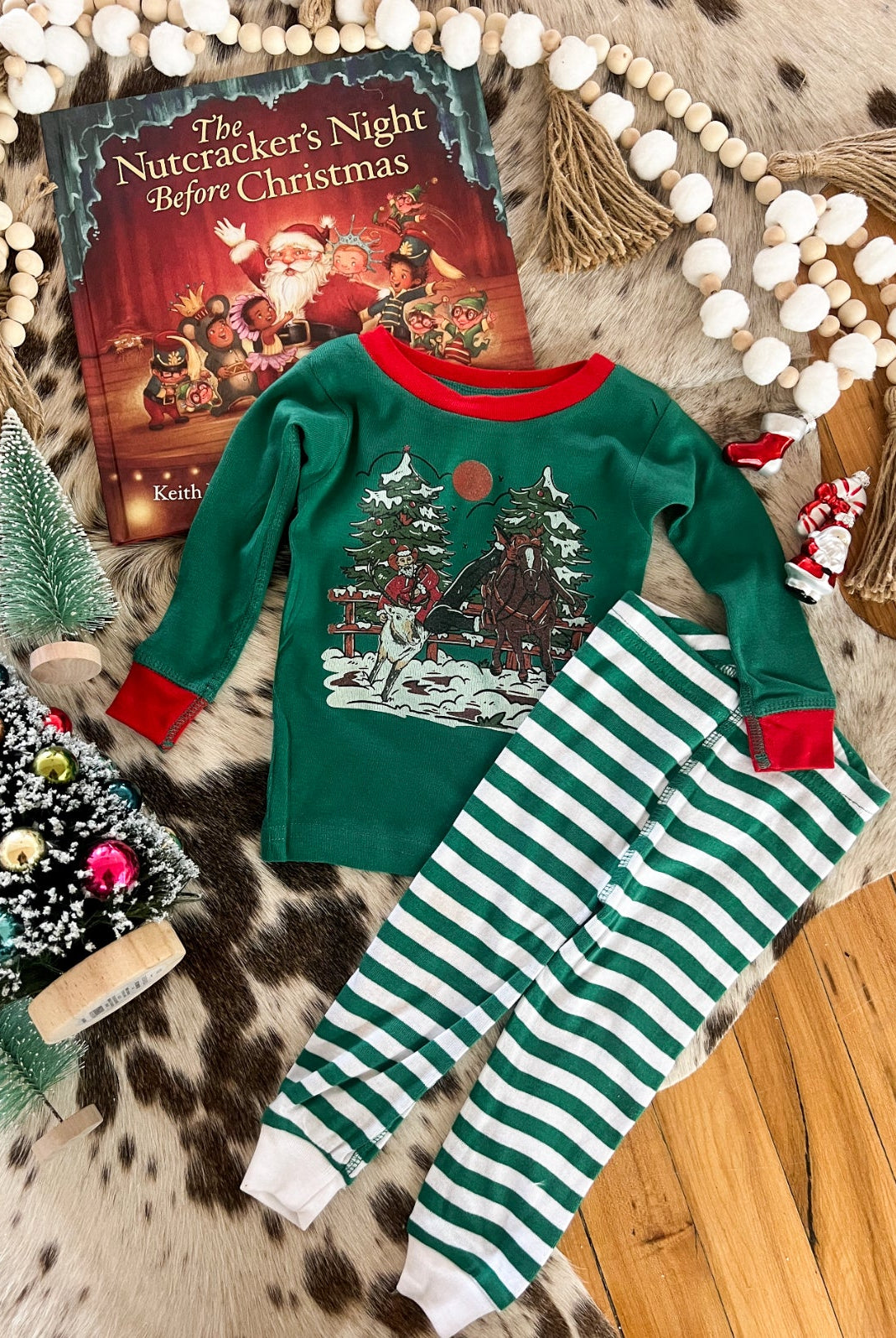 Bull dogger Christmas Pajamas (set)