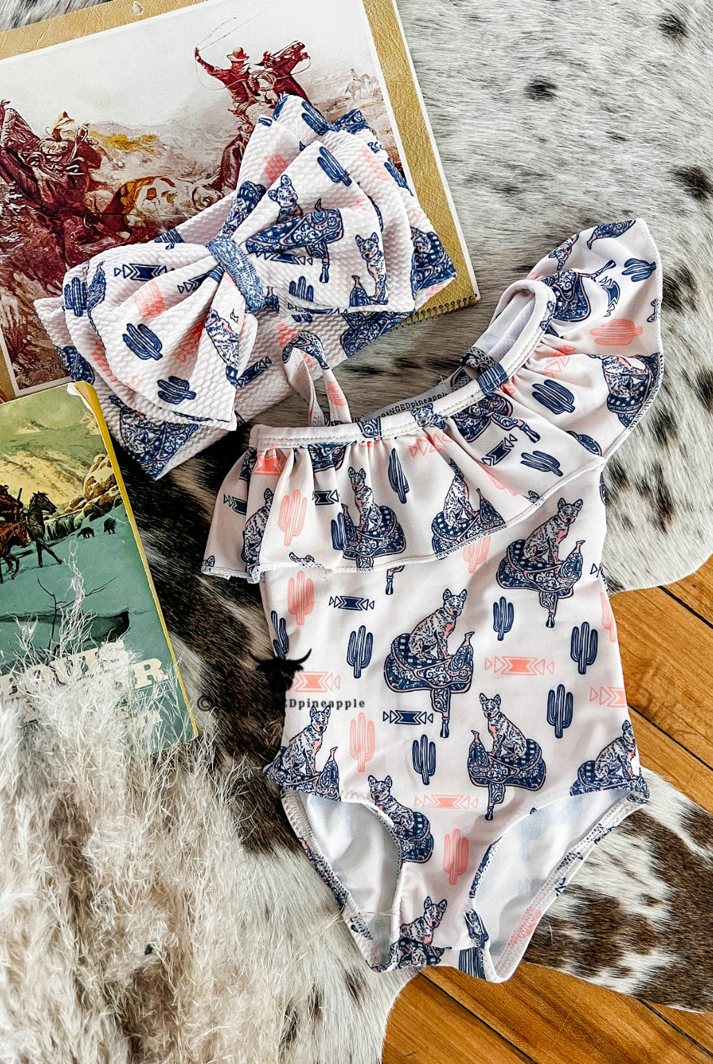 Heeler Ways Single Ruffle Swimsuit