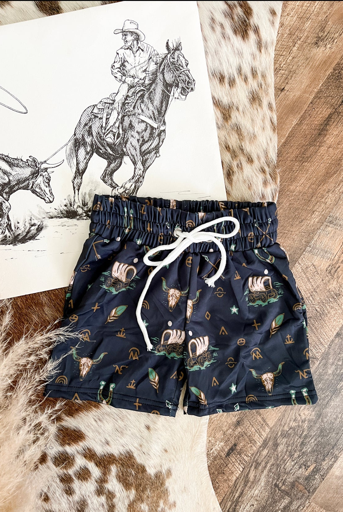 Oregon Trail Swim Trunks (little kid)