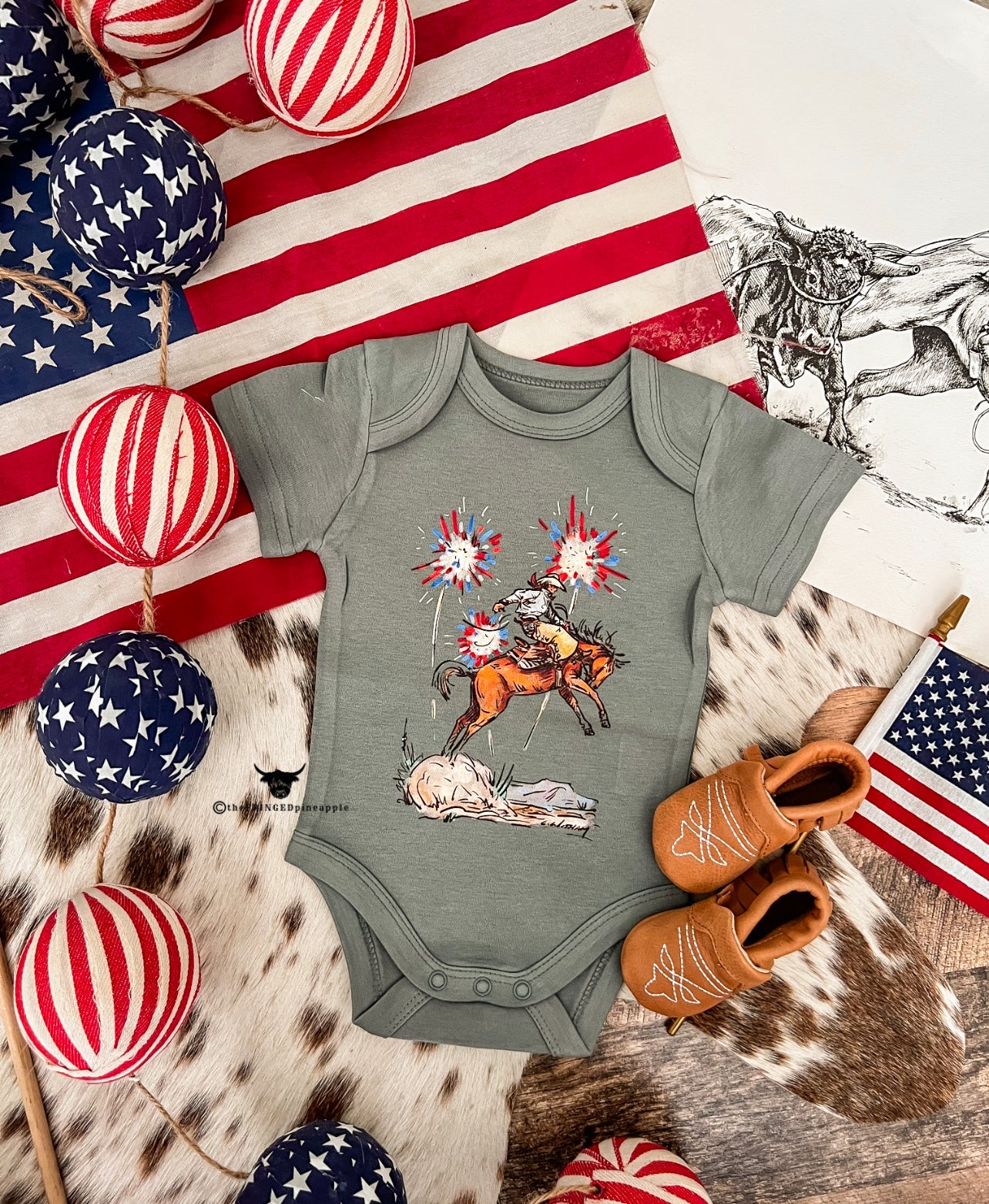 Western 4th Of July - Cody Freedom (Infant/Toddler/Youth)