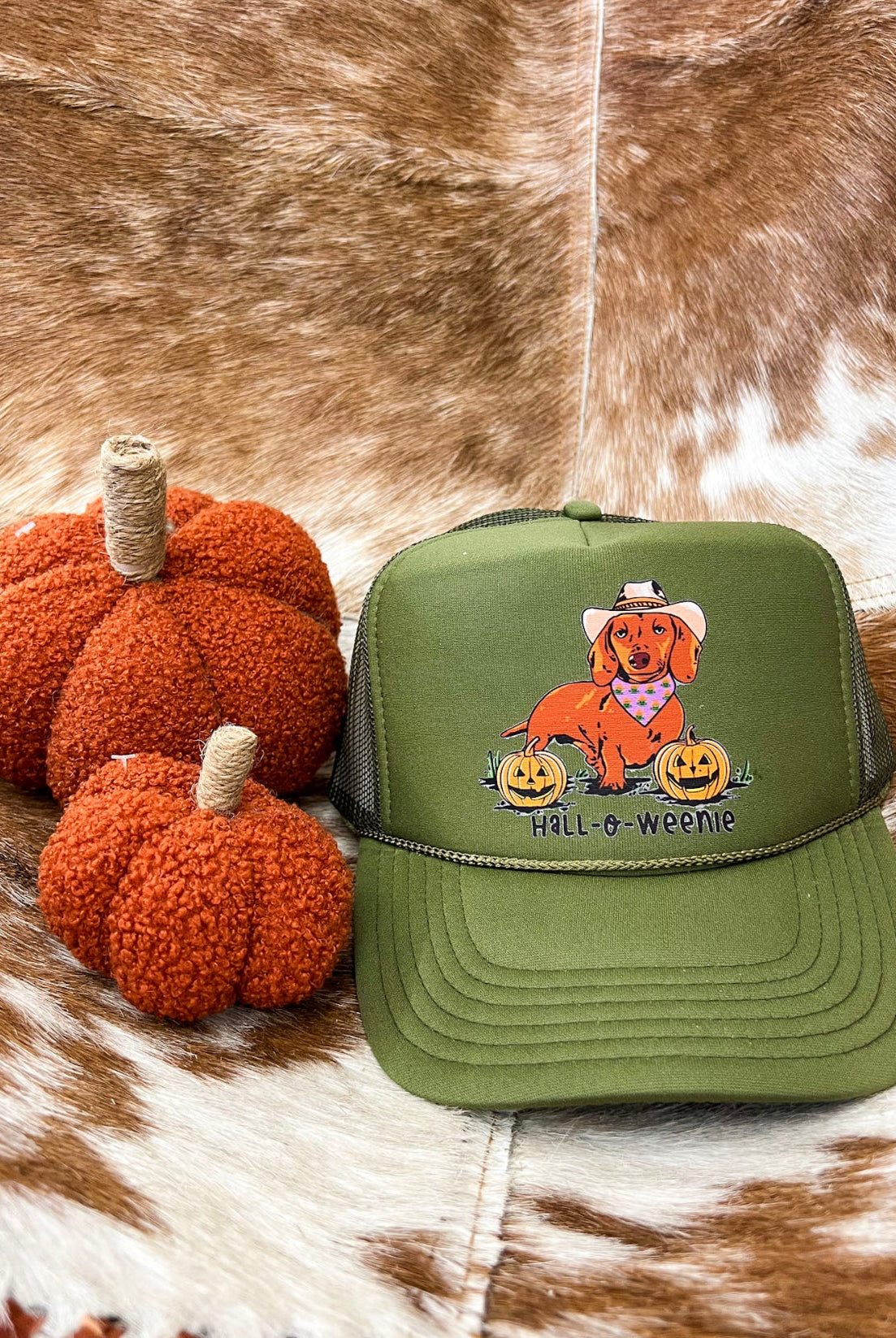 Halloweenie Trucker Hat (Adult)
