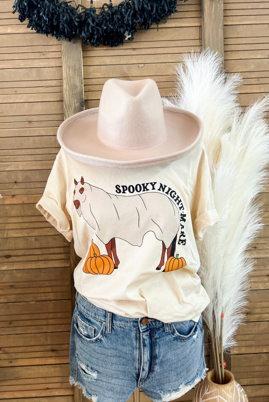 Spooky Nightmare Halloween Tee(Fringed exclusive)