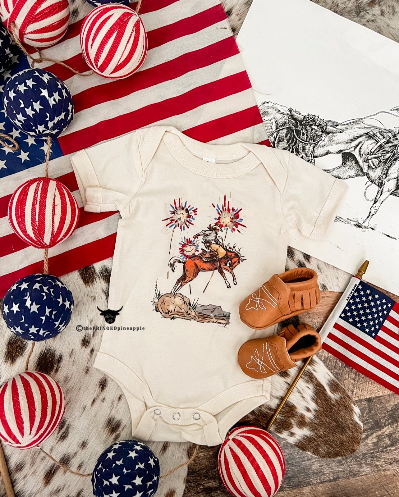 Western 4th Of July - Cody Freedom (Infant/Toddler/Youth)