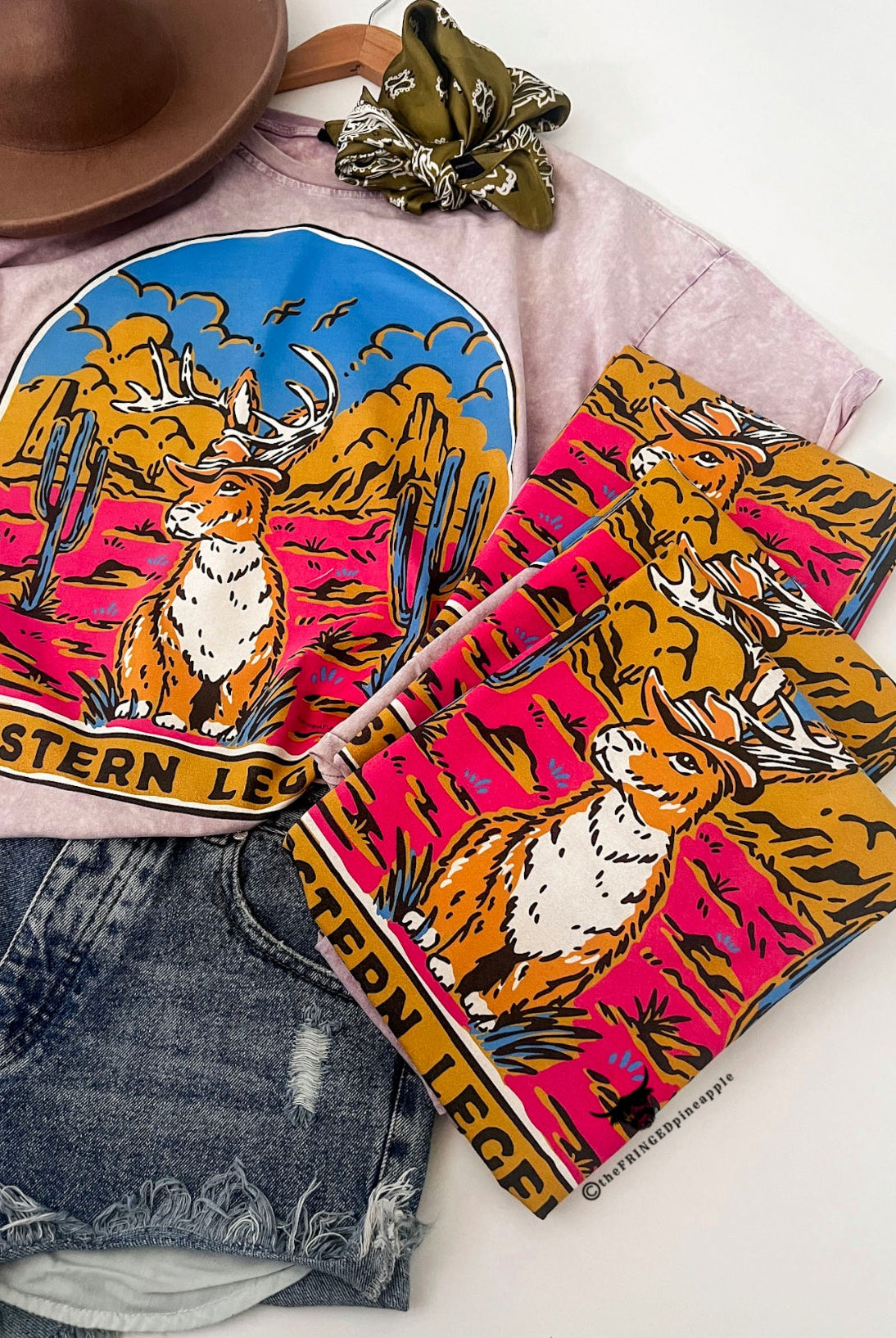 Western Legend TEE(Stone Purple)