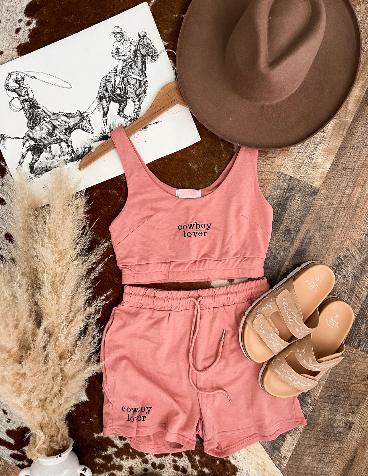 Cowboy Lover Western SET (blush)