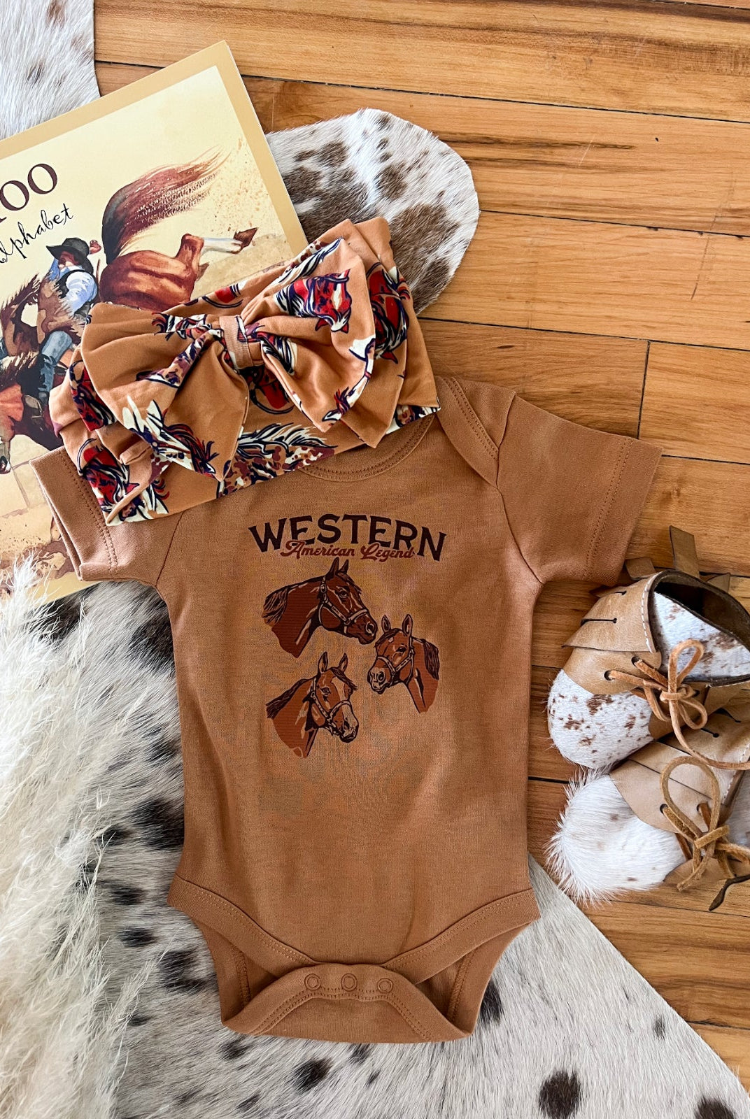 Western American Legend S/S Onesie (Infant)(Ginger)