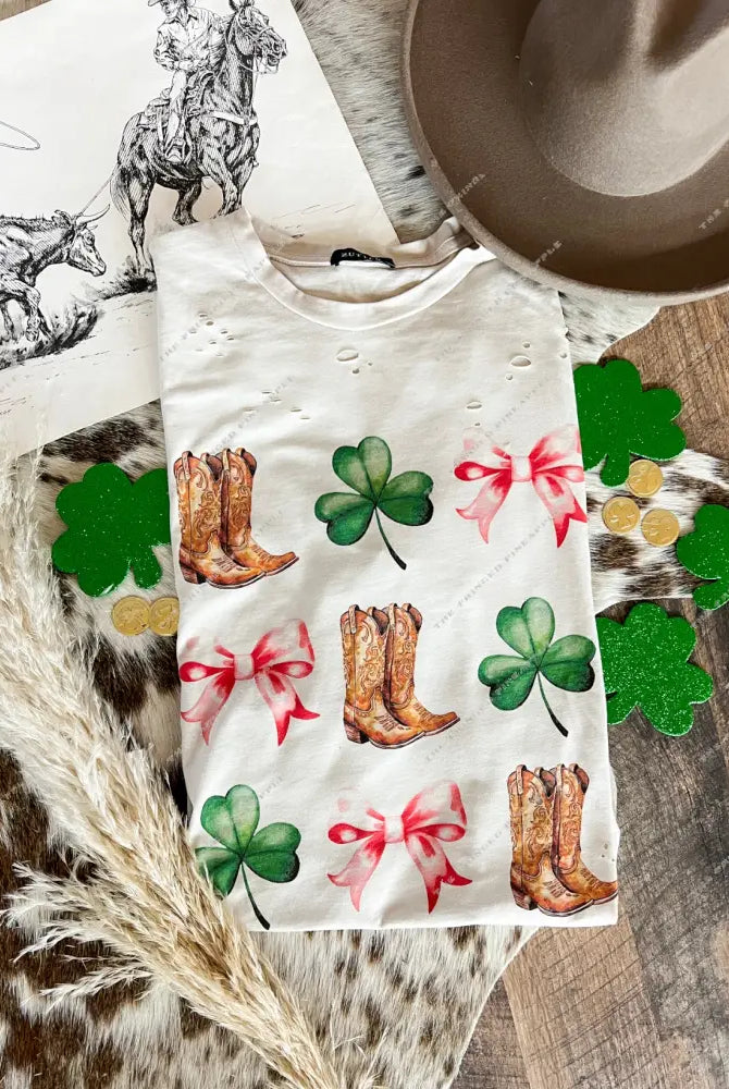 Lady Luck St Patrick’s Design Tee Or Sweatshirt