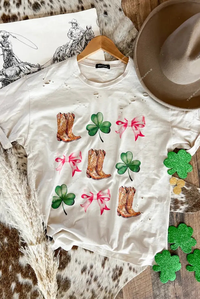 Lady Luck St Patrick’s Design Tee Or Sweatshirt