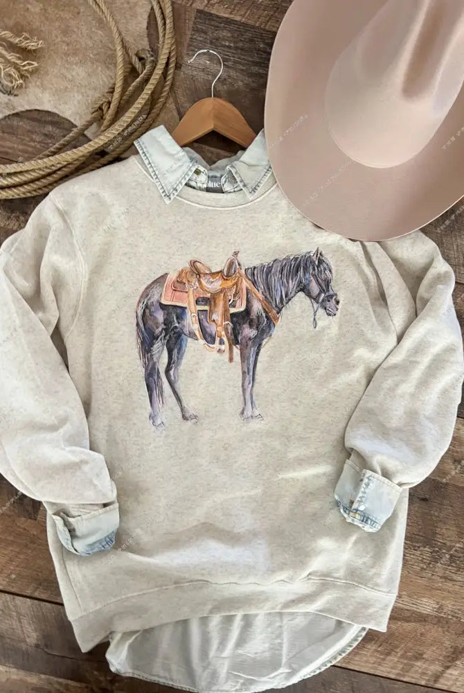 Ole Trusty Sweatshirt (Adult)(Heather Cream)
