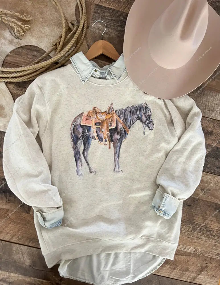 Ole Trusty Sweatshirt (Adult)(Heather Cream)