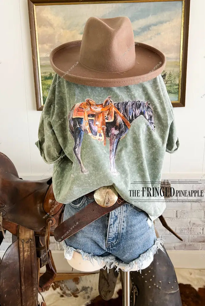 Ole Trusty Tee(Adult)(Acid Green)