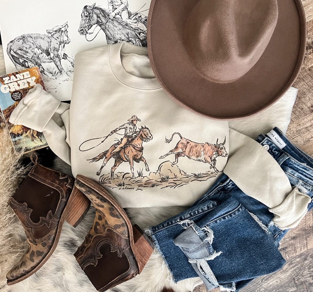 Cody Roper Sweatshirt (Adult)(Taupe)