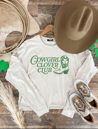 Cowgirl Clover Club Cowboy Cropped Tee