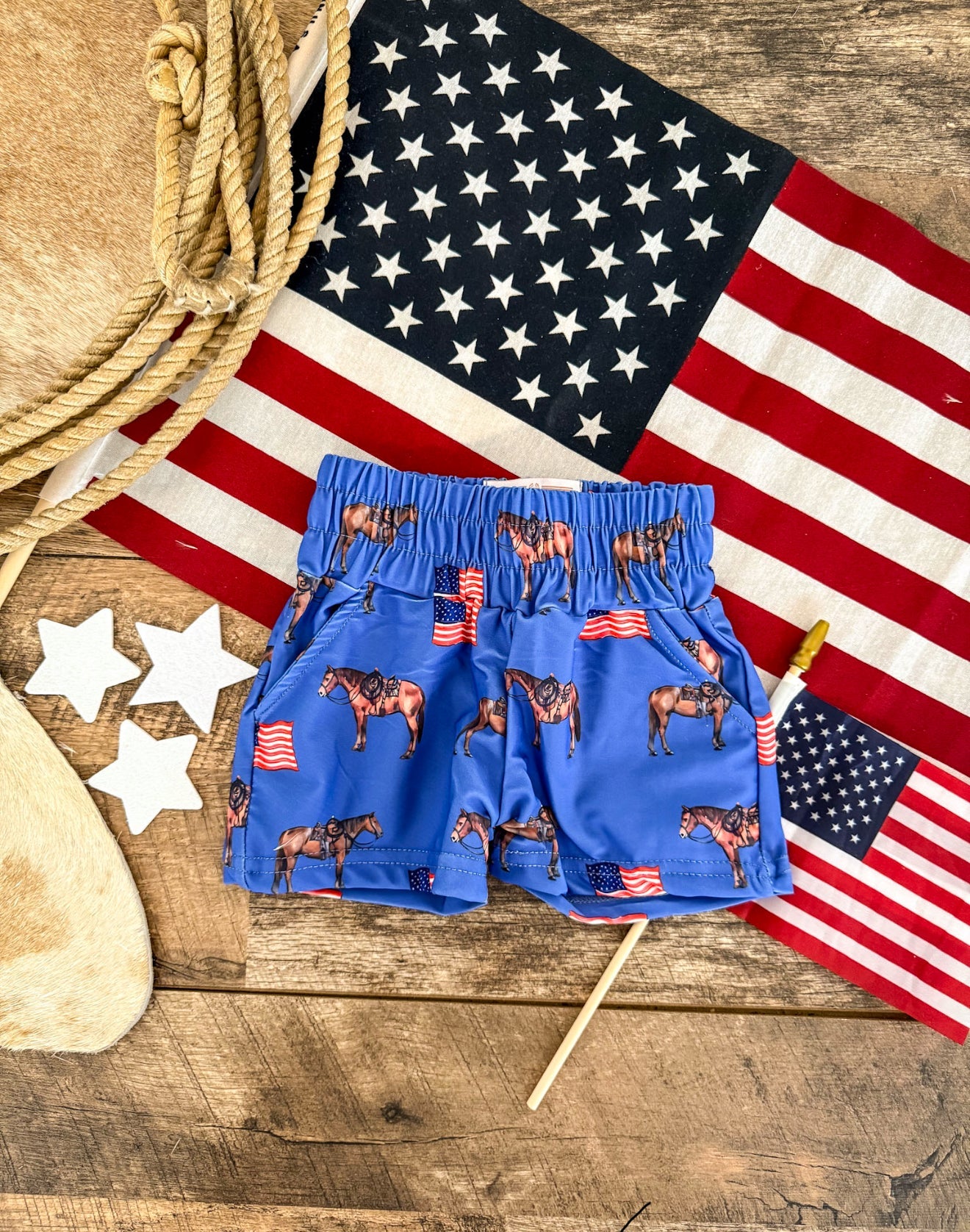 American Horse Swim Trunks(Little kid)(final sale)