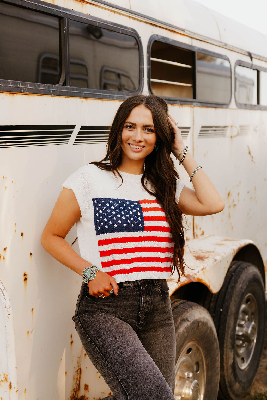 American Journey Sweater Top