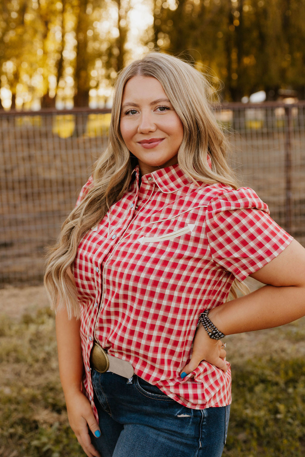 Firecracker Cowgirl Pearl Snap