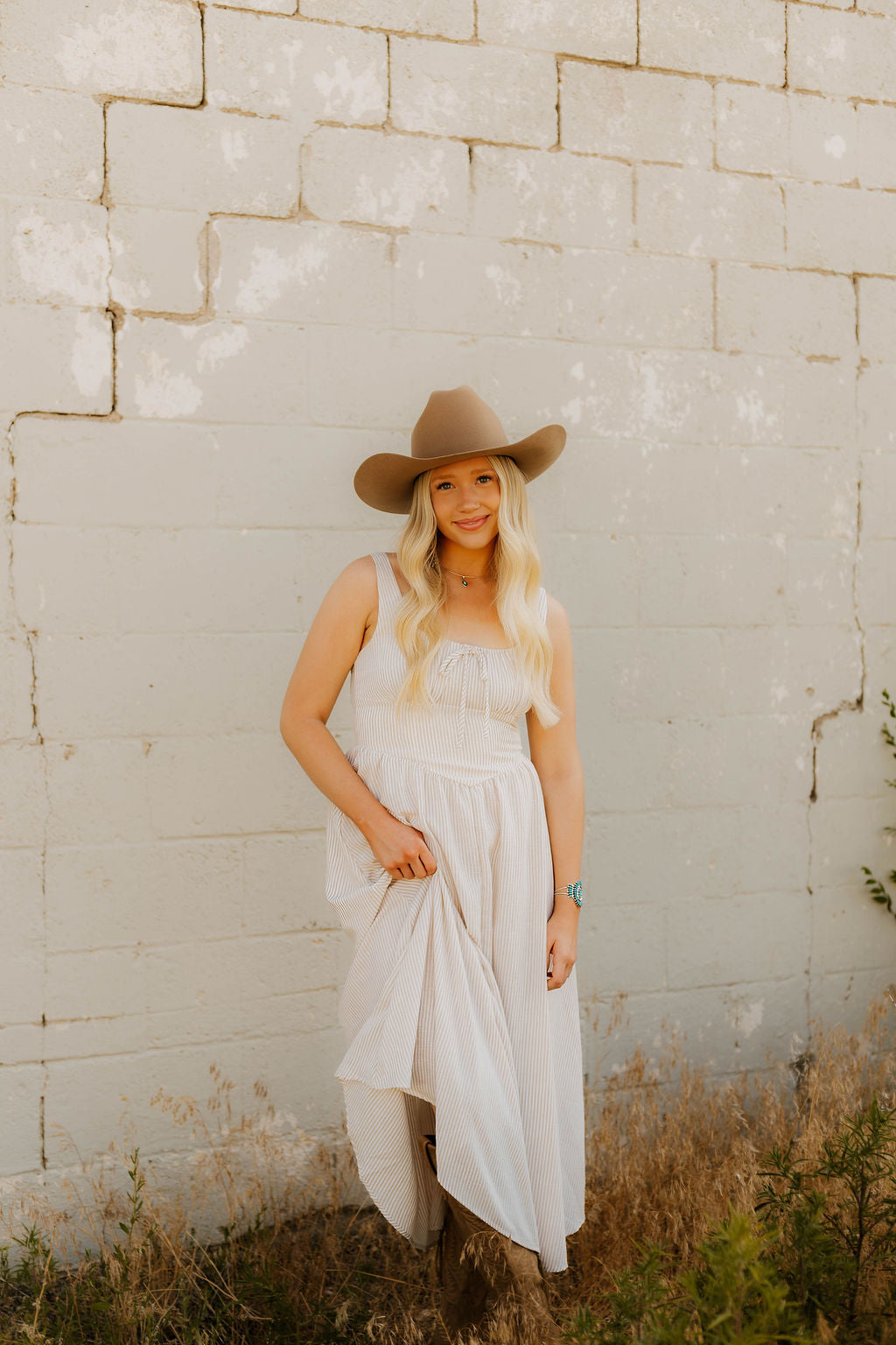 Rancher’s Wife Striped Dress