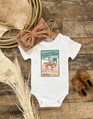 Easter Rodeo Tee/Onesie(Onesie/Toddler/Youth) (white)