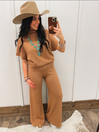 Cowgirl Casual Lounge Set (Camel)