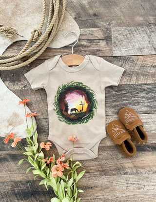 At The Tomb Easter Tee/Onesie(Onesie/Toddler/Youth) (clay)