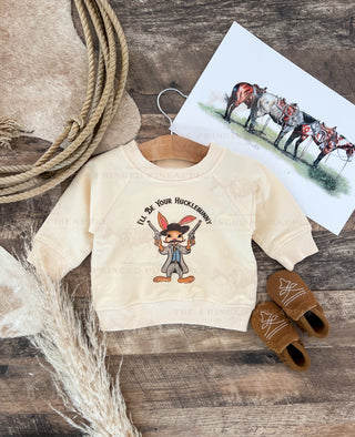 I'll Be Your Hucklebunny Sweatshirt(Infant/Toddler/Youth)(Cream)