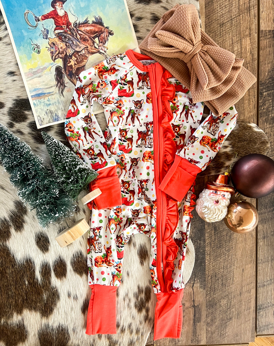 Howdy Reindeer Christmas Pajamas