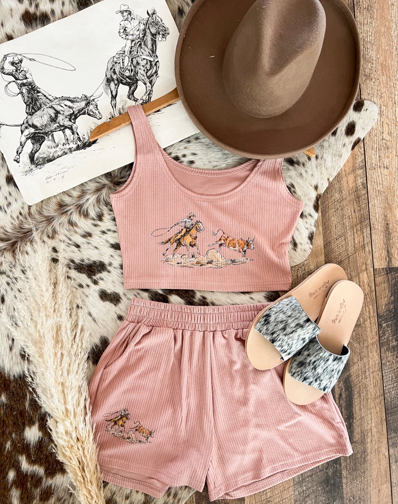 Cody Roper Retro Set Khaki: Ribbed Vintage Look