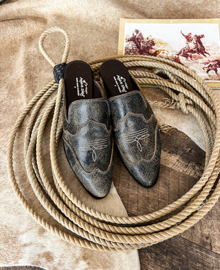 Western Bootstitch Flat (Deniro Brown)