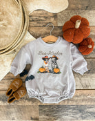 Boo-Heeler Bubble Romper(grey)