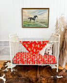 Wildflower Horseshoe Bamboo Swaddle