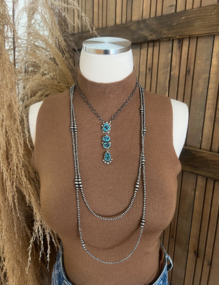 4 Stone Turquoise Necklace