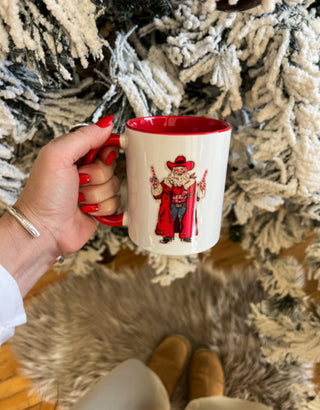 Outlaw Santa Christmas Coffee Mug